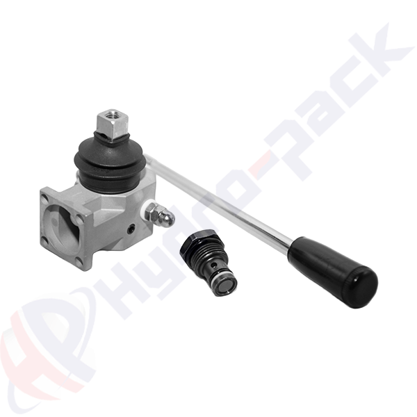 HP-P-M-SW, Manual Poppet Valve with Switch